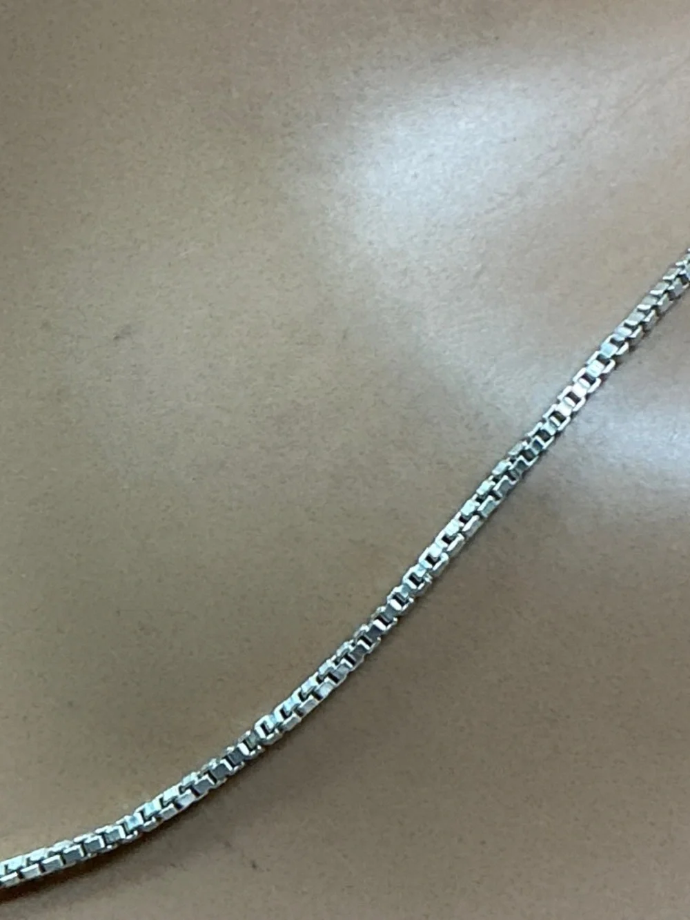 Sterling Silver Italian Chain / Necklace. 18 inches long